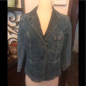 Final markdown!! Massimo Blazer style Jean Jacket Size Large